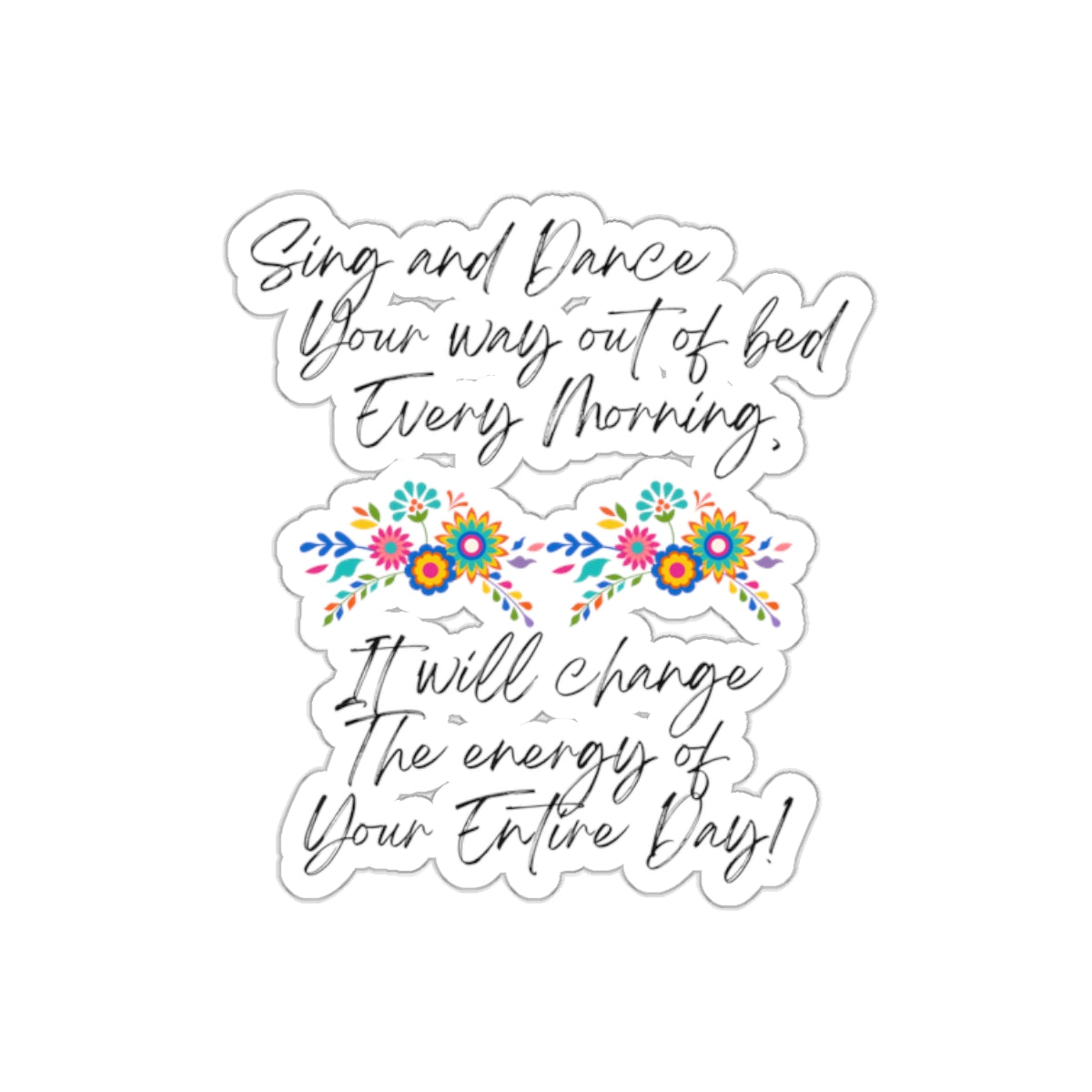 "Sing And Dance Energy" Kiss-Cut Stickers